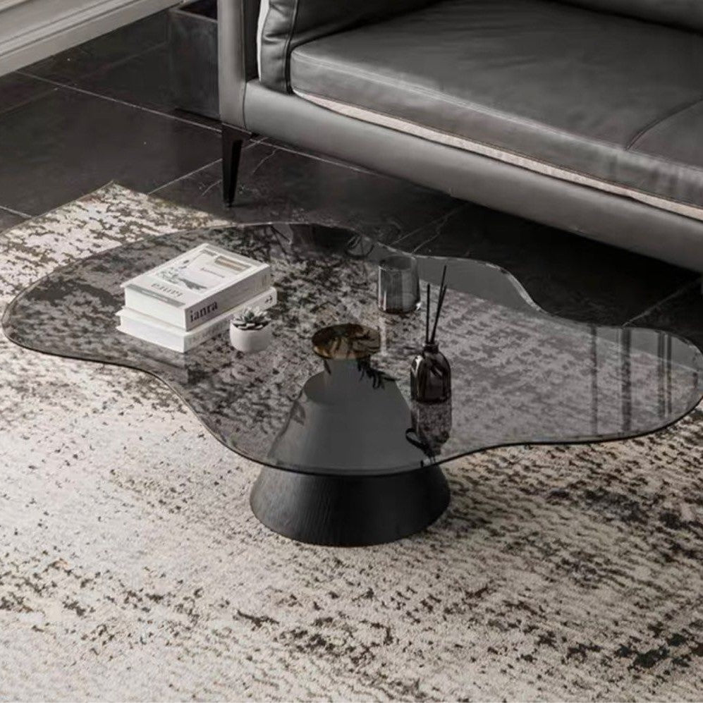 VASILE Modern Glass Coffee Table