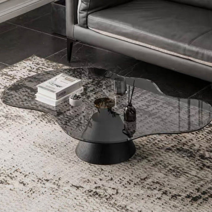 VASILE Modern Glass Coffee Table