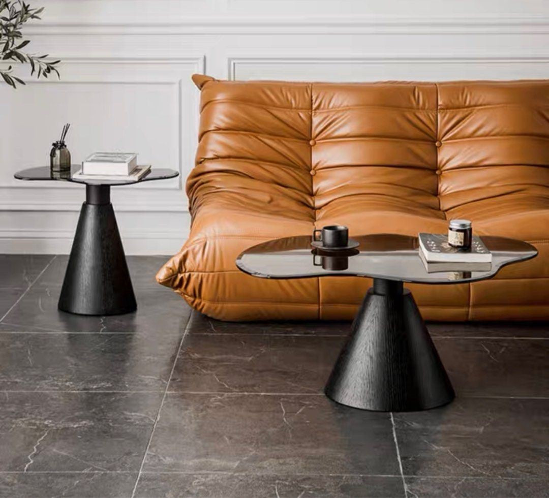 VASILE Modern Glass Coffee Table