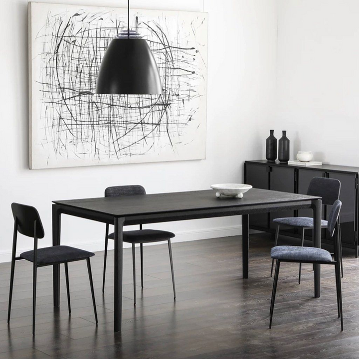 CLYDE Black Dining Table