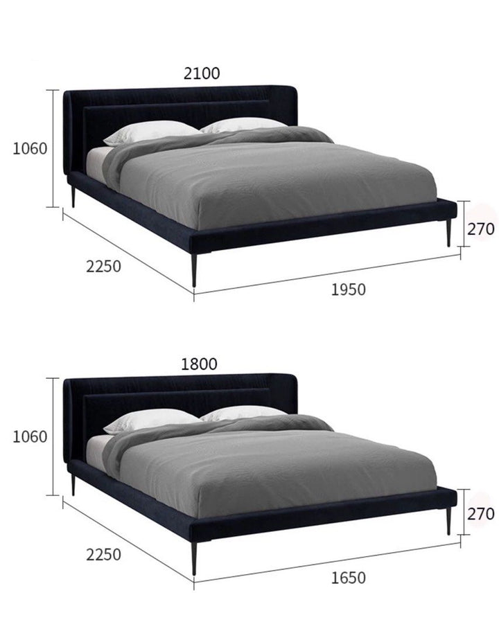 DEGOL Luxury Velvet Bedframe