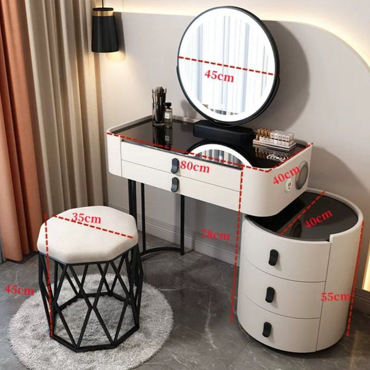 DELI Modern Vanity Table Set