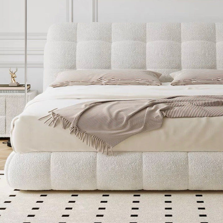 DELINE Modern Boucle Bedframe