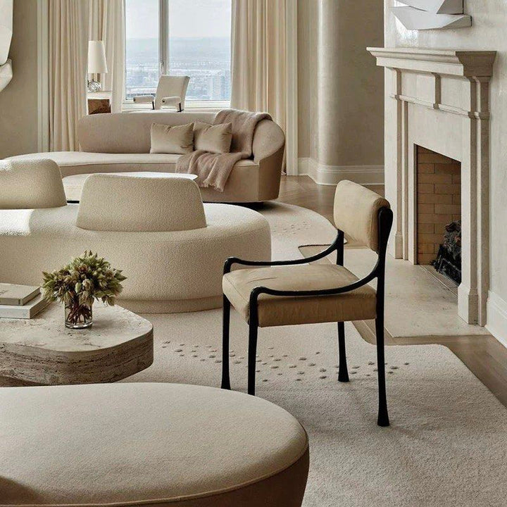 TODD Modern Solid Wood Armchair