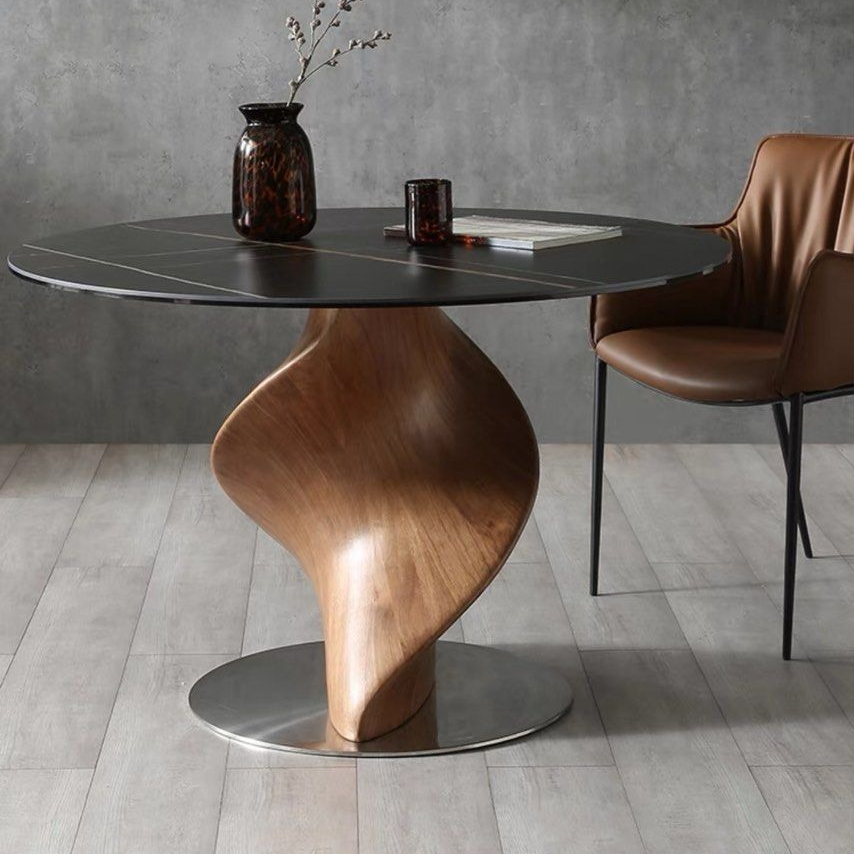 BRELAND Modern Dining Table with Chair