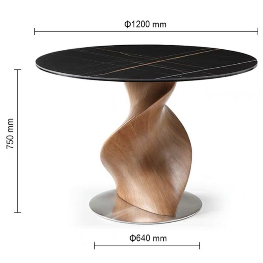 BRELAND Modern Dining Table with Chair