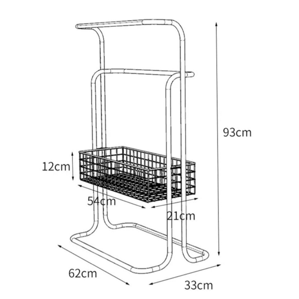 DEOVEL Modern Bathroom Towel Rack
