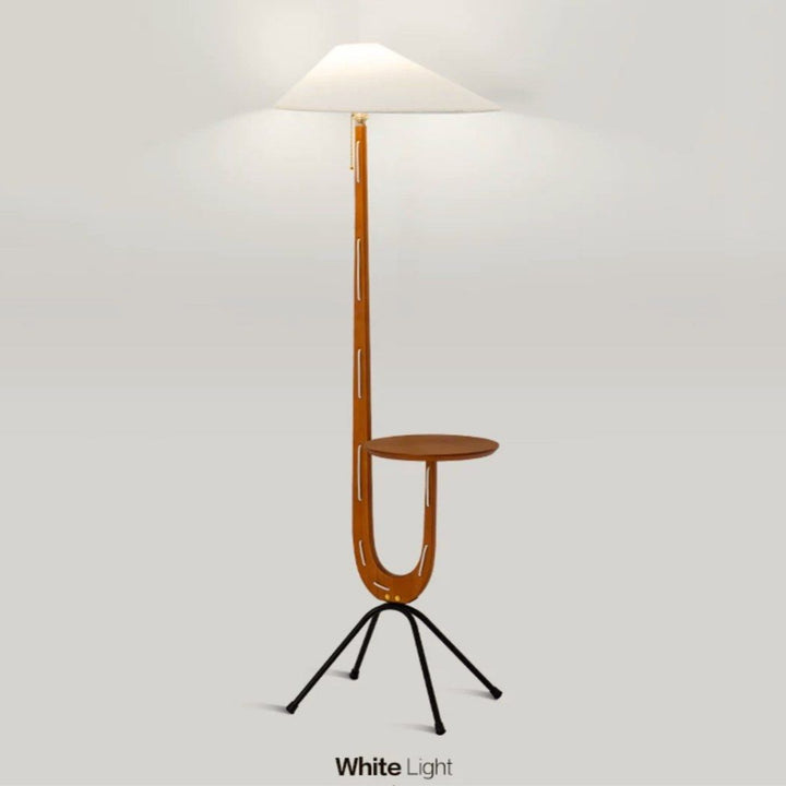 DERANO Modern Floor Lamp Side Table