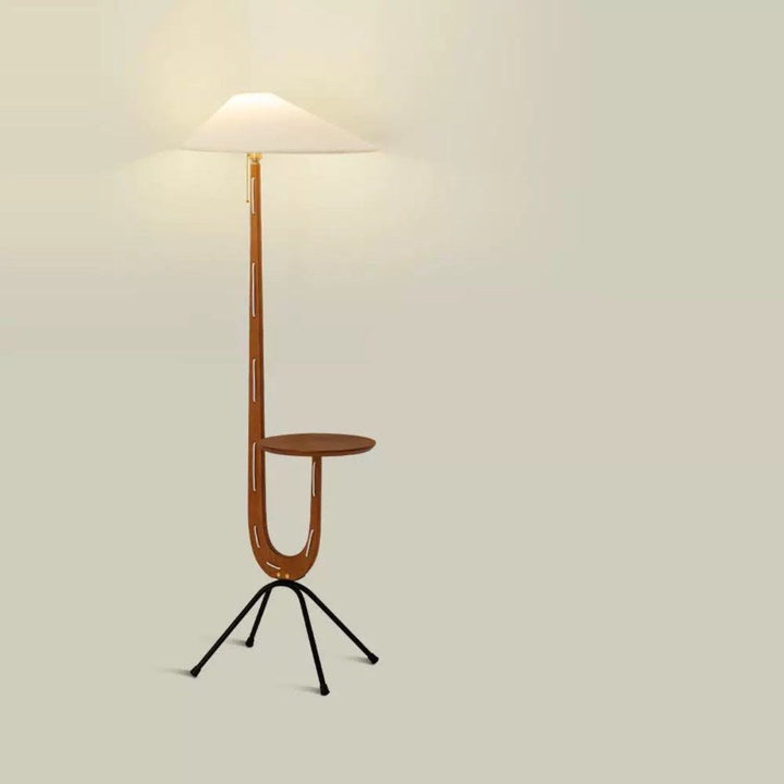 DERANO Modern Floor Lamp Side Table