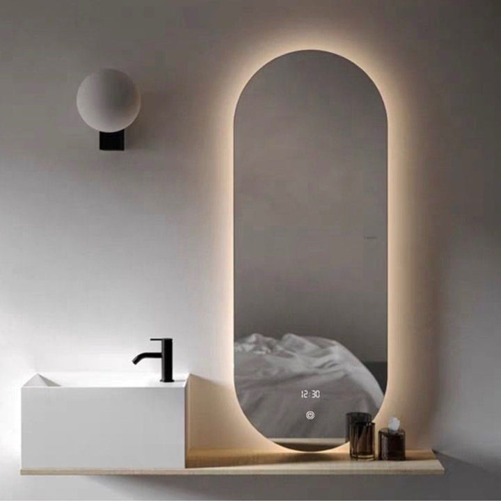 DERSI Modern LED Oval Mirror