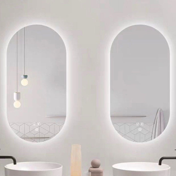 DERSI Modern LED Oval Mirror