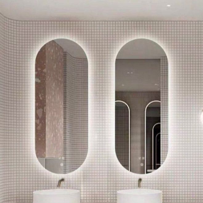DERSI Modern LED Oval Mirror