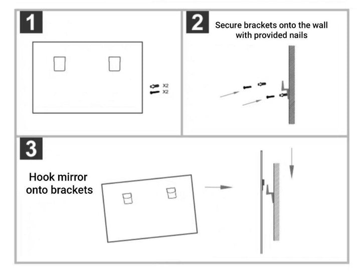 DERSI Modern LED Oval Mirror