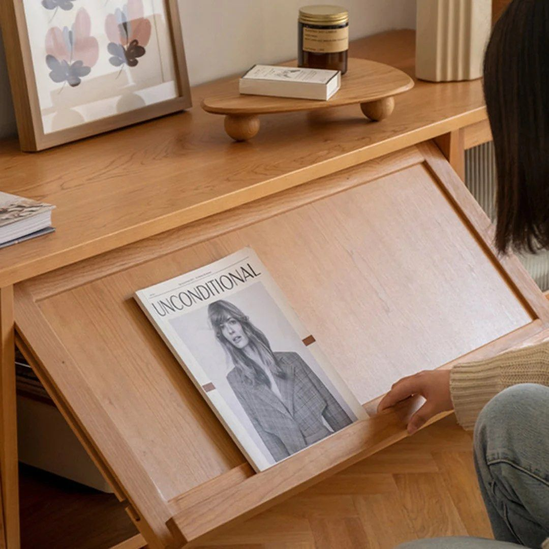 SIVAR Solid Wood TV Stand