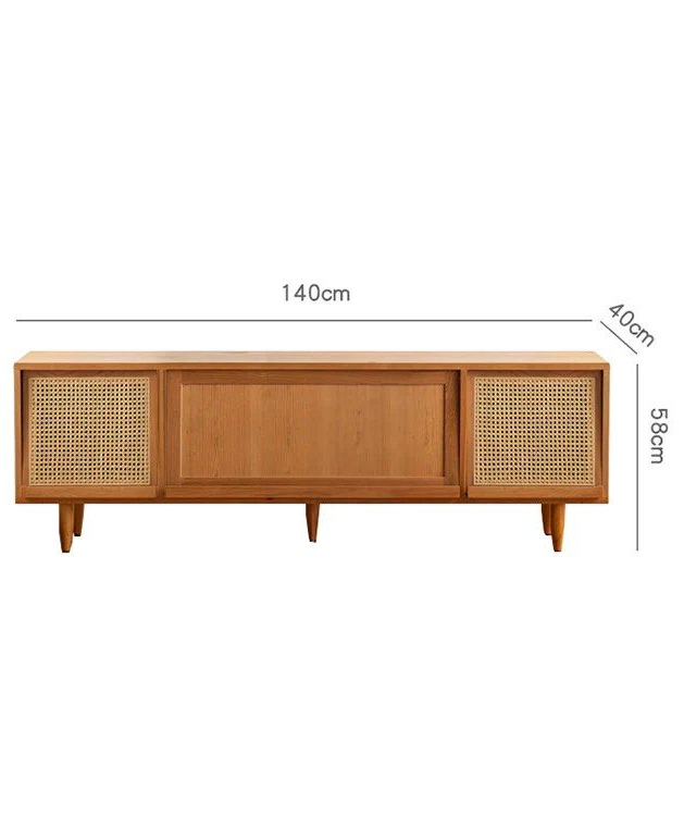 SIVAR Solid Wood TV Stand