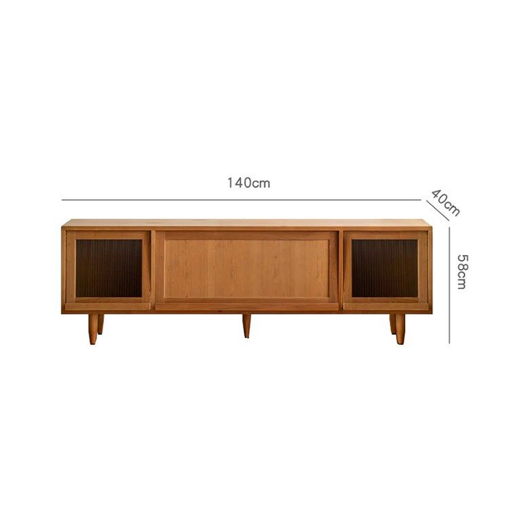 SIVAR Solid Wood TV Stand