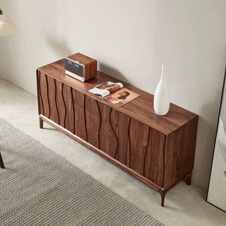 CORESI Black Walnut Wood Sideboard