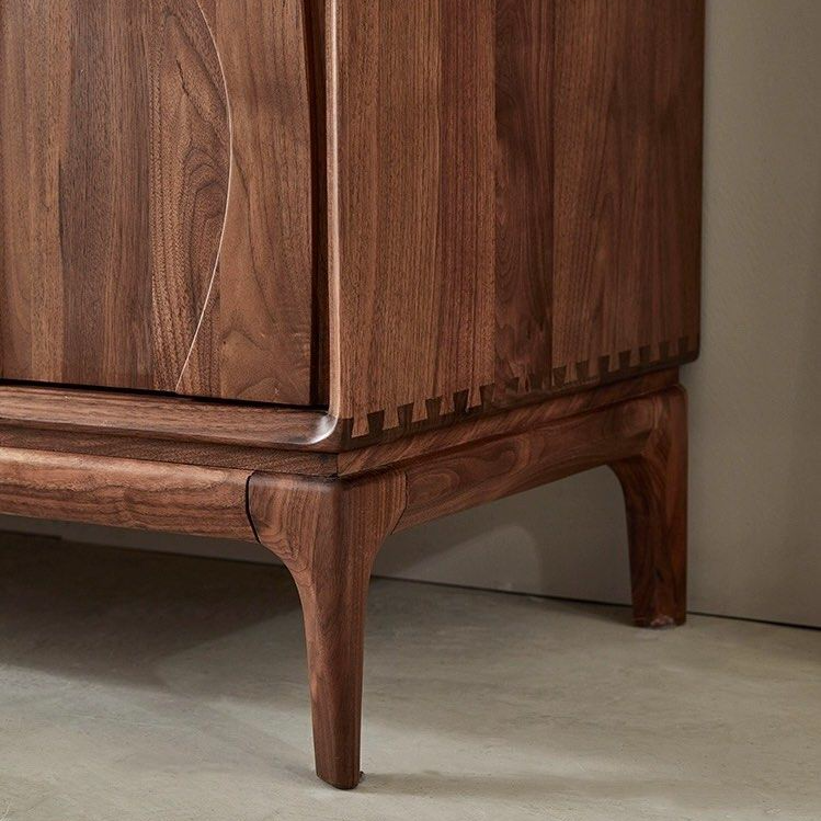 CORESI Black Walnut Wood Sideboard