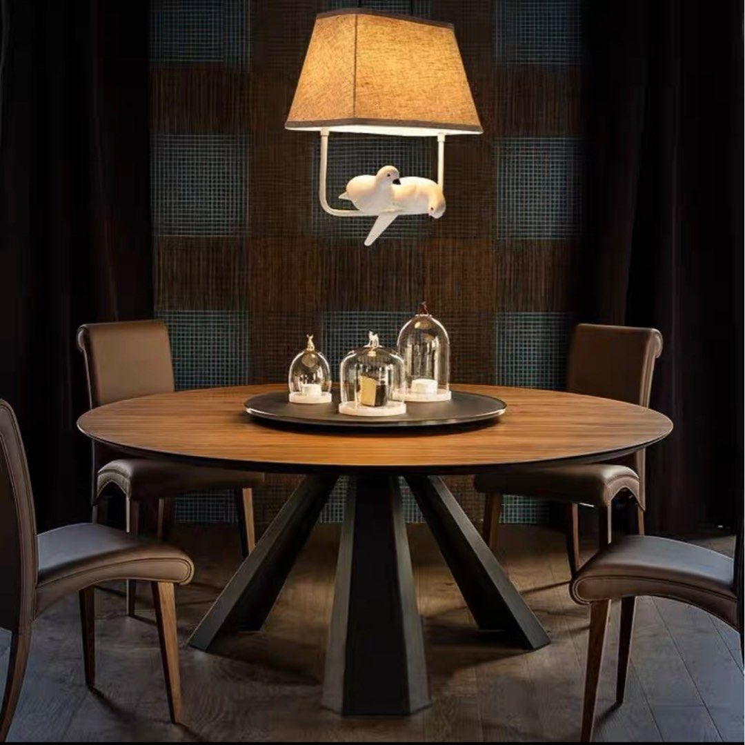 BOWEN Rustic Solid Wood Dining Table – Radical Homes