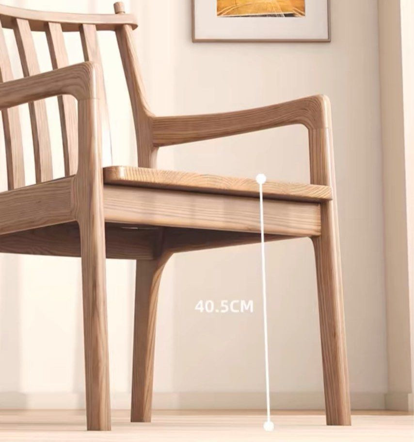 BETTY Rustic Solid Wood Dining Chair