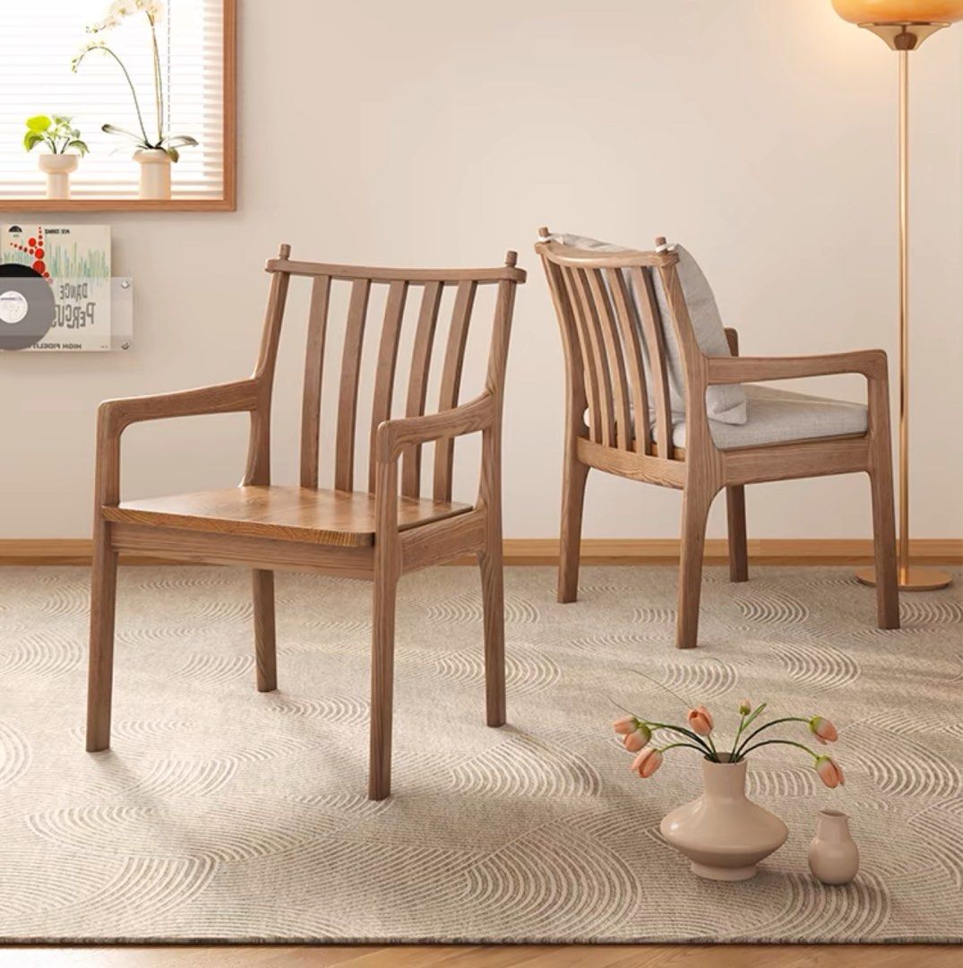 BETTY Rustic Solid Wood Dining Chair