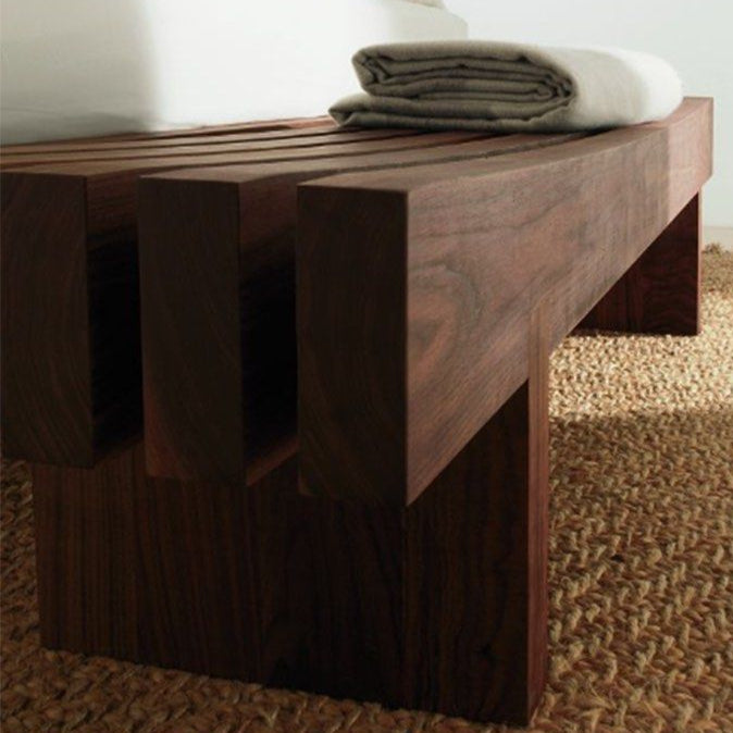 DALETH Solid Pine Wood Bench