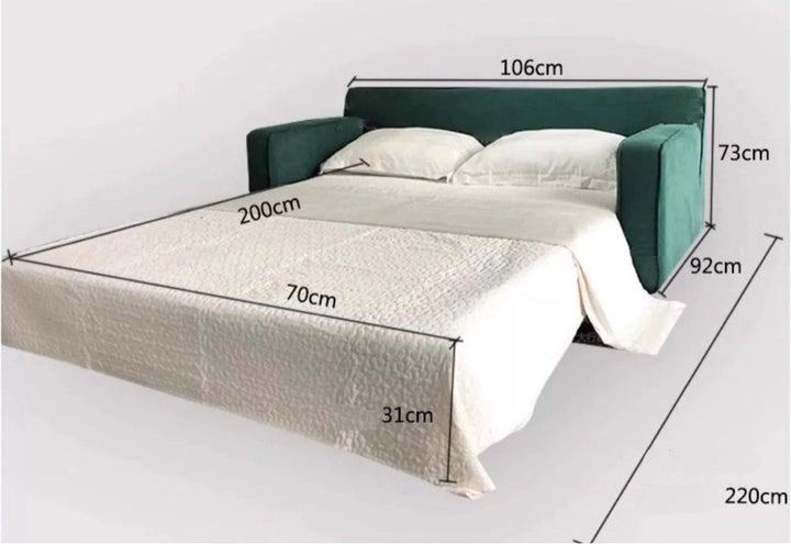 CORVELLI Foldable Sofa Bed with Mattress