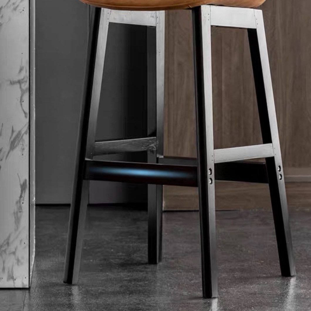 SOUNE Modern Leather Bar Stool