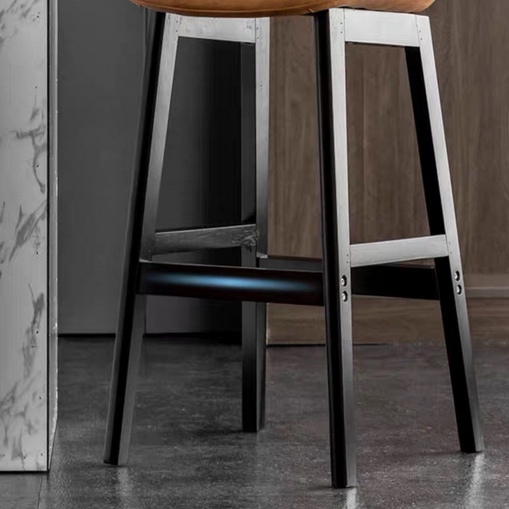 SOUNE Modern Leather Bar Stool