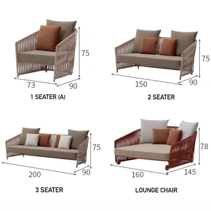 USHER Modern Outdoor Sofa