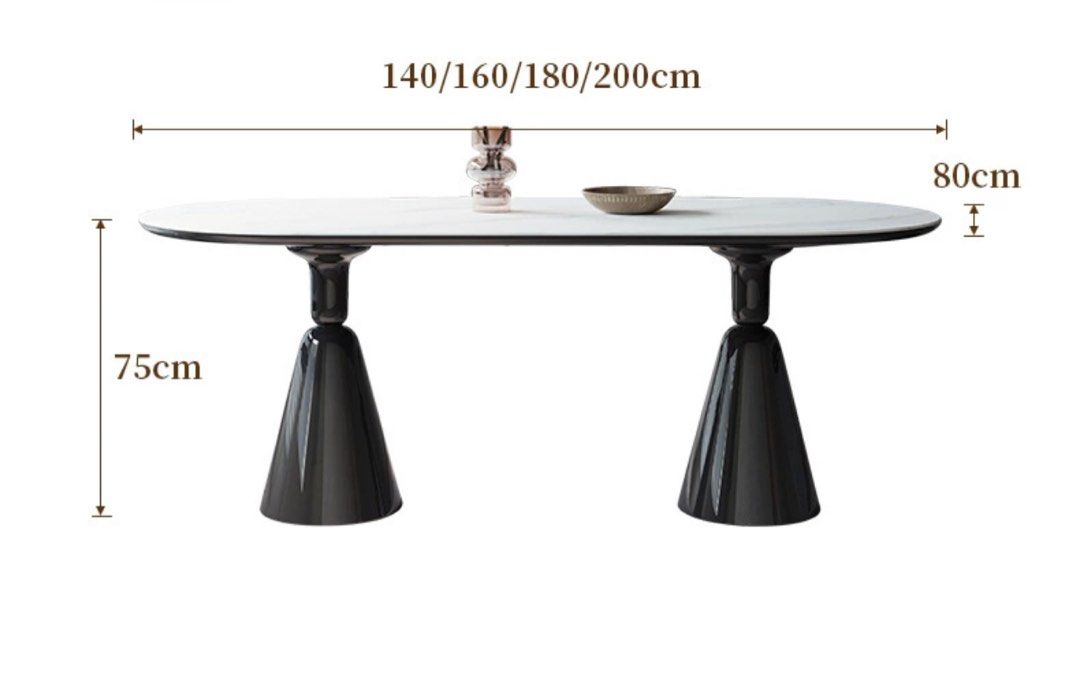 CLOYD Modern Sintered Stone Dining Table