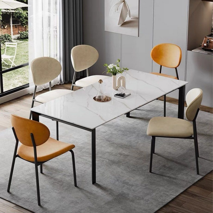 LEONARD Modern Extendable Sintered Stone Dining Table