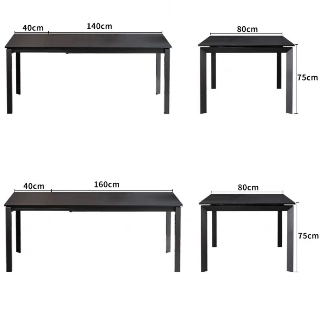 LEONARD Modern Extendable Sintered Stone Dining Table