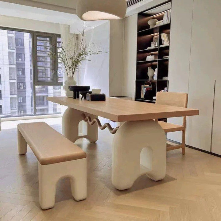COJES Solid Wood Dining Table