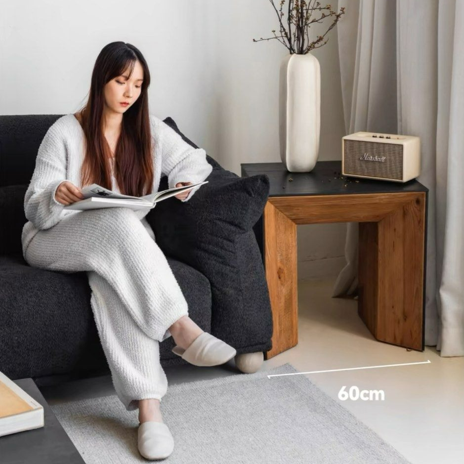 BRONSO Modern Solid Wood Side Table