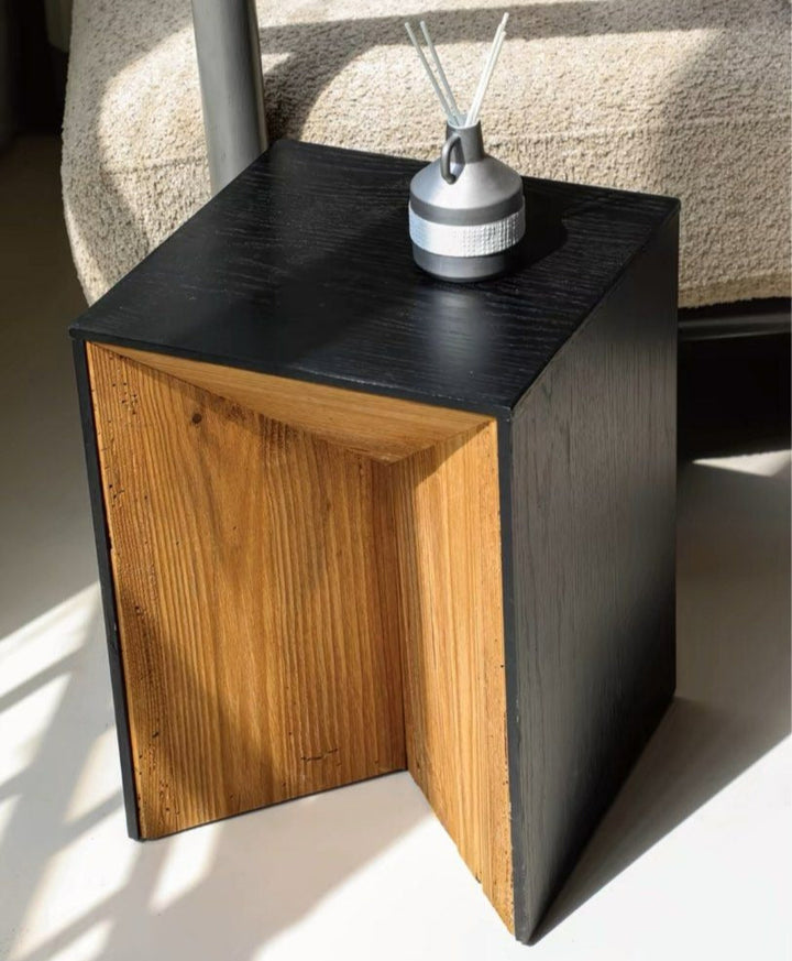 BRONSO Modern Solid Wood Side Table