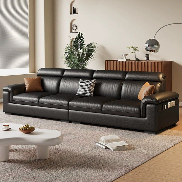 BREVION Modern Genuine Leather Sofa