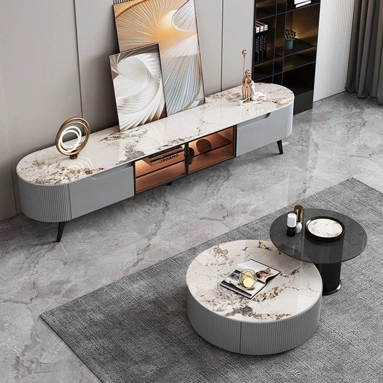 BANE Modern Sintered Stone TV Console