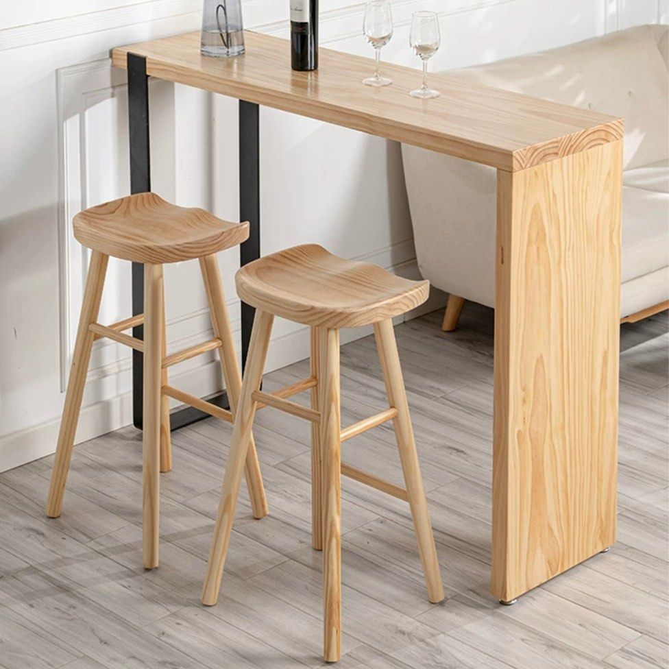 SUARE Modern Solid Wood Bar Table & Stools