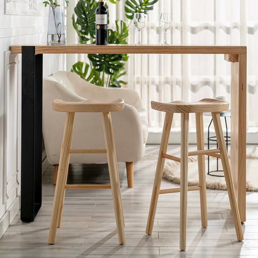 SUARE Modern Solid Wood Bar Table & Stools