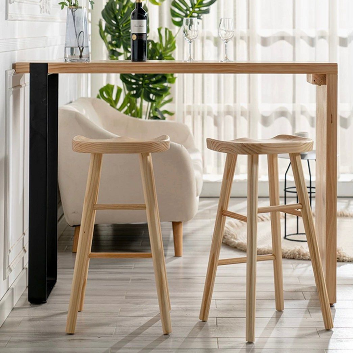SUARE Modern Solid Wood Bar Table & Stools