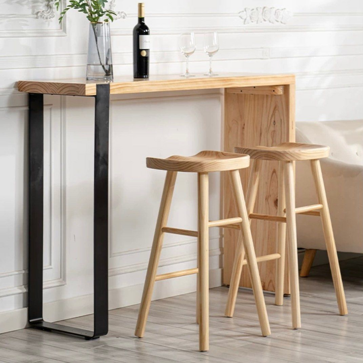 SUARE Modern Solid Wood Bar Table & Stools