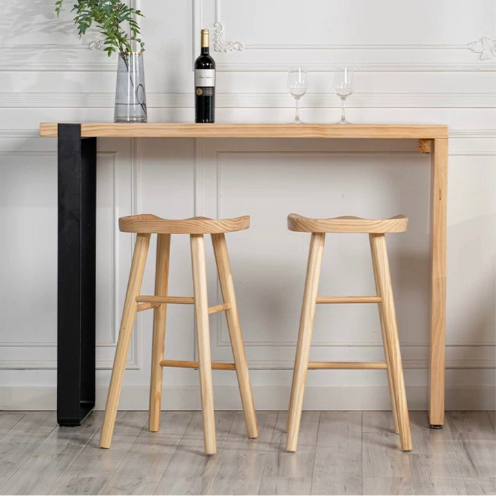 SUARE Modern Solid Wood Bar Table & Stools