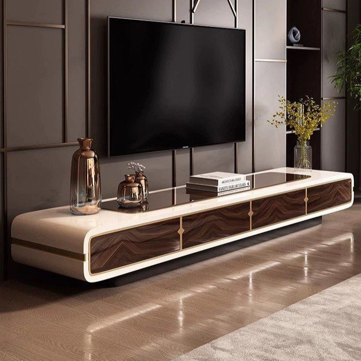 SOLUSAR Modern TV Console & Coffee Table