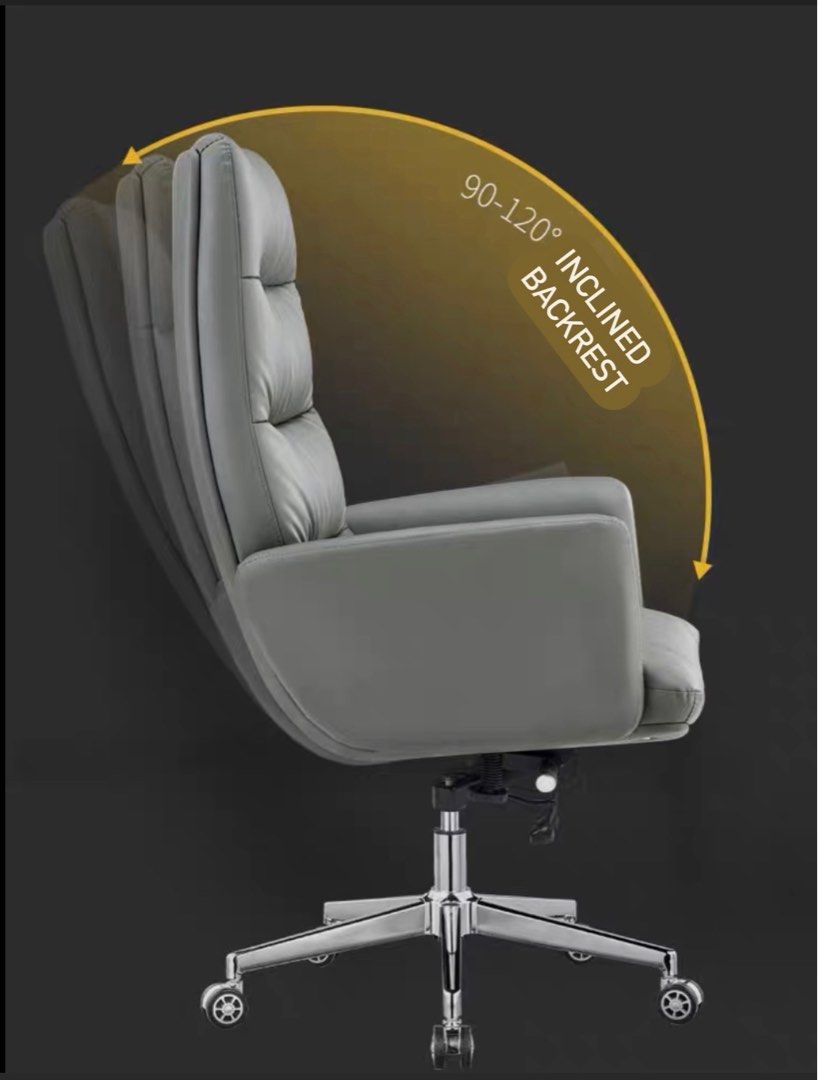 CLARK Ergonomic Leathaire Office Chair