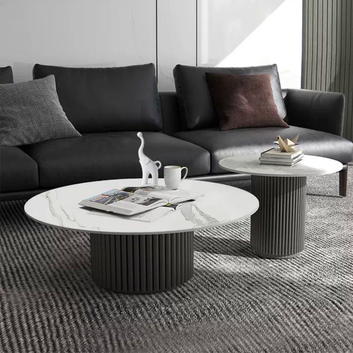 PAYTAS Round Coffee Table Set