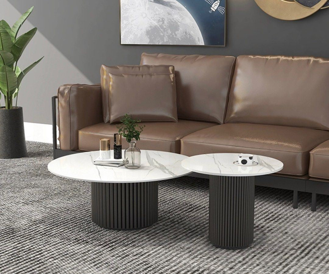 PAYTAS Round Coffee Table Set