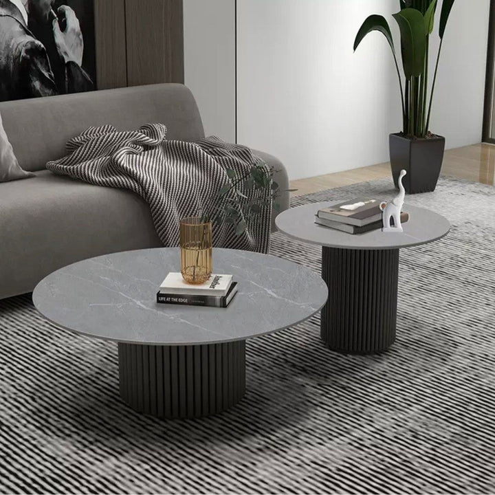PAYTAS Round Coffee Table Set