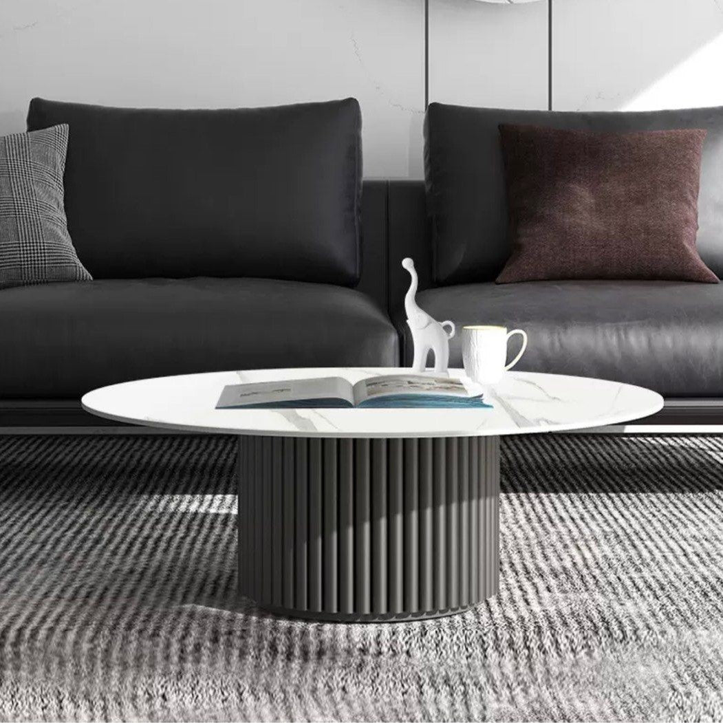 PAYTAS Round Coffee Table Set