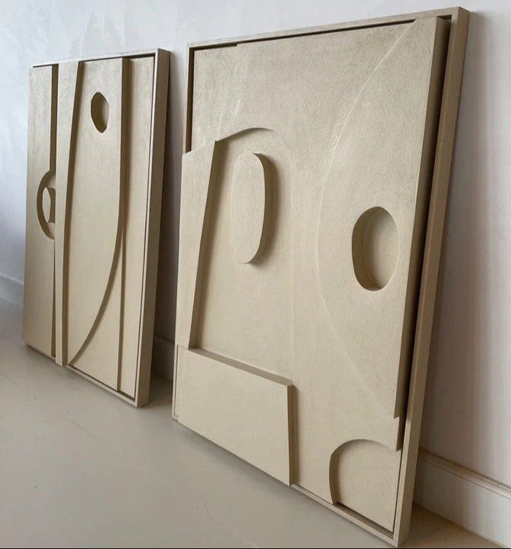 ENZO Hand Carved Wood Art